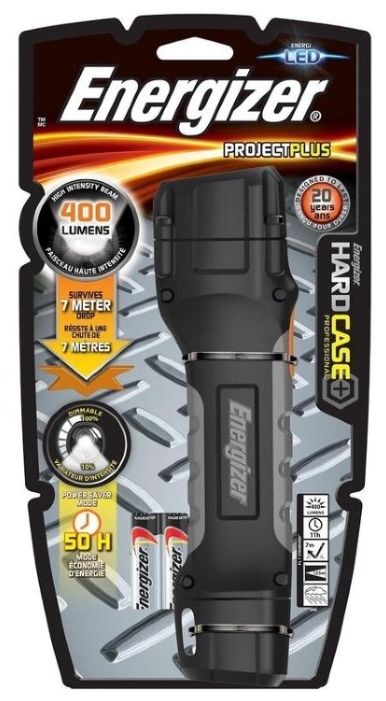 Картинка Фонарь ENERGIZER ударопрочный прожекторный Hard case pro Rechargeable Hibrid