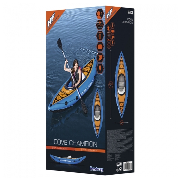 Лодка-байдарка BESTWAY 65115 Hydro-Force Cove Champion Казахстан