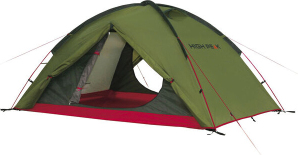 Фото Палатка HIGH PEAK WOODPECKER 3 LW (3-x местн.) (оливковый/красный)