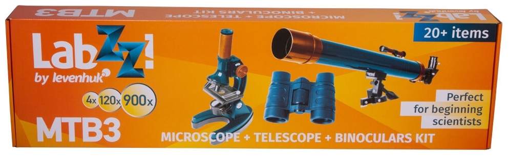 Фото Набор LEVENHUK LabZZ MTB3: микроскоп, телескоп и бинокль