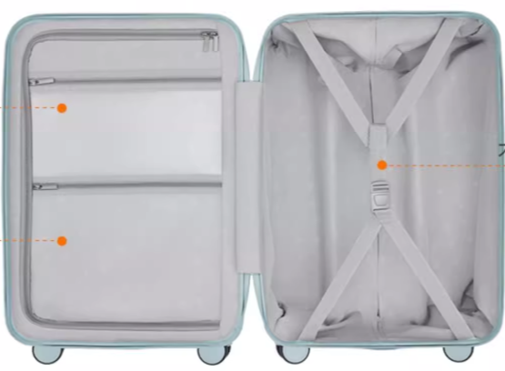 Чемодан Xiaomi NinetyGo Danube Max Luggage 22&quot; China Blue Казахстан