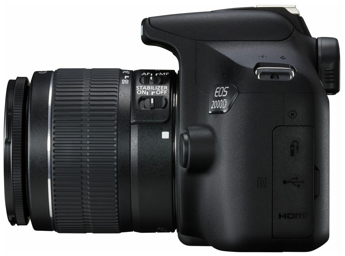 Фотография Зеркальная фотокамера CANON EOS 2000D EF-S 18-55 III Kit