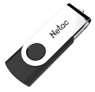 Фото USB накопитель NETAC U505/64GB Black-Silver