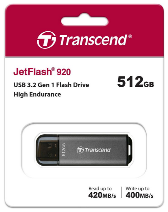 Цена USB накопитель TRANSCEND 3.2 TS512GJF920 серый