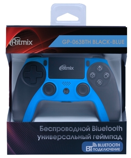 Цена Геймган RITMIX GP-063BTH Black-blue