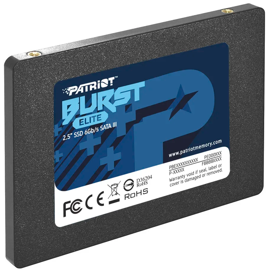 Фотография Жесткий диск SSD Patriot Burst Elite PBE480GS25SSDR