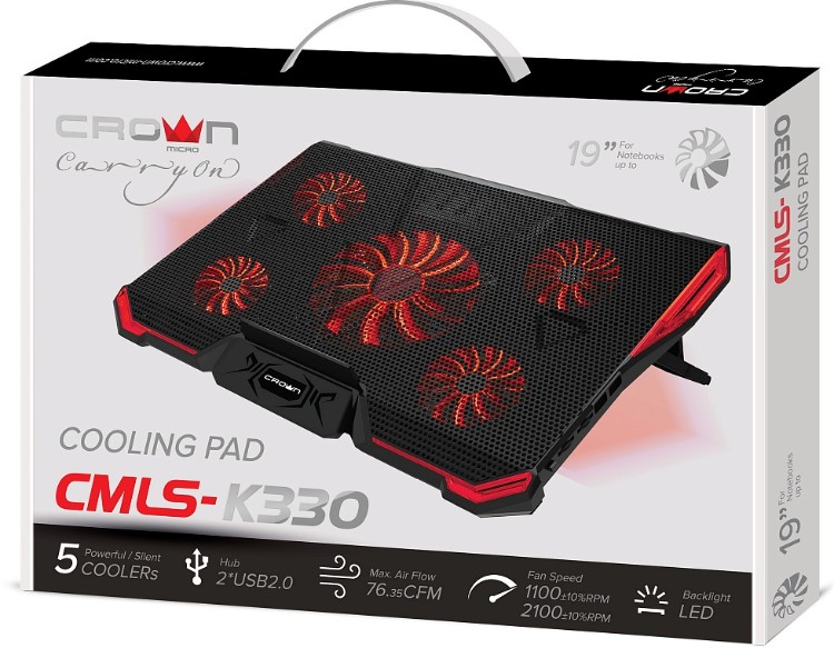 Подставка для ноутбука CROWN CMLS-K330 Red заказать
