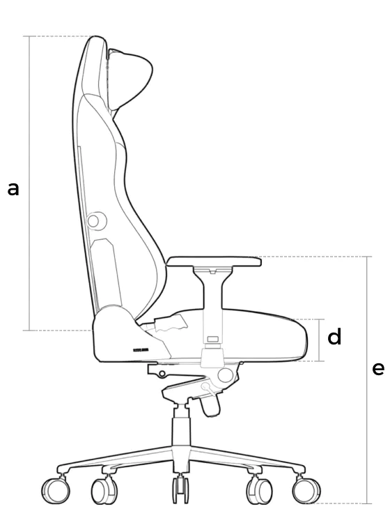 Игровое компьютерное кресло DXRACER Craft Standard F-23 Emaze (GC/LCF23LTA) Казахстан