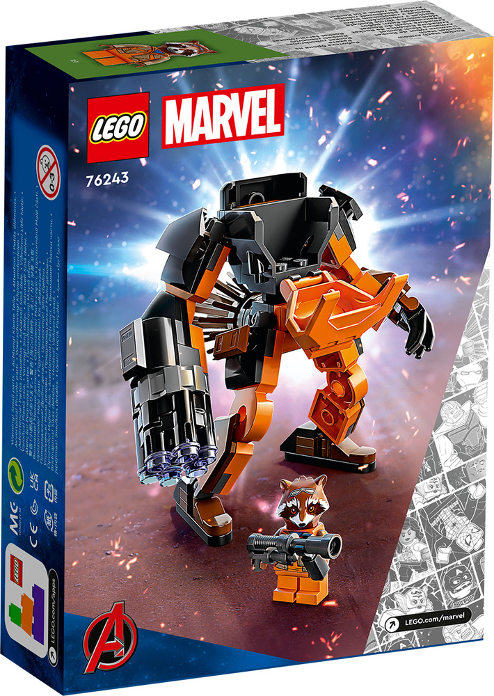 Фото Конструктор LEGO 76243 Супер Герои Броня Ракеты