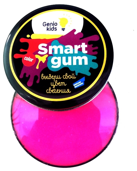 Картинка Игровой набор GENIO KIDS HG06 Пластилин для детской лепки «SMART GUM», цветное свечение