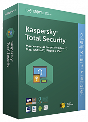 Антивирус Kaspersky Total Security Kazakhstan Edition. 2-Device; 1-Account KPM; 1-Account KSK 1 year Base Retail Pack (KL19490UBFS)