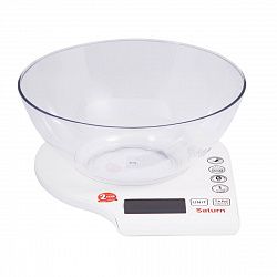 Весы кухонные SATURN ST-KS7803 White