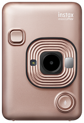 Фотокамера Fujifilm Instax mini Liplay Blush Gold Bundle gold