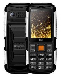 Мобильный телефон BQ BQ-2430 Tank Power Black Silver