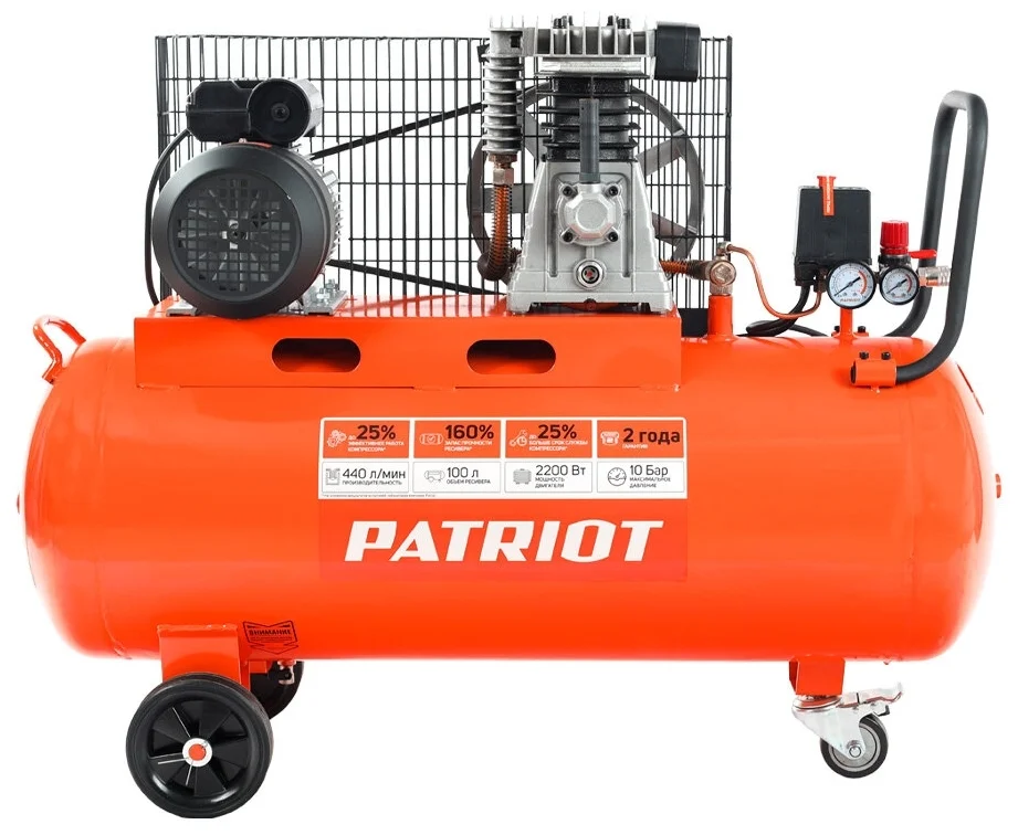 Фото Компрессор PATRIOT PTR 100-440I Фото Компрессор PATRIOT PTR 100-440I