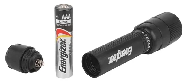Картинка Фонарь компактный ENERGIZER X-Focus 2x AA черный Картинка Фонарь компактный ENERGIZER X-Focus 2x AA черный