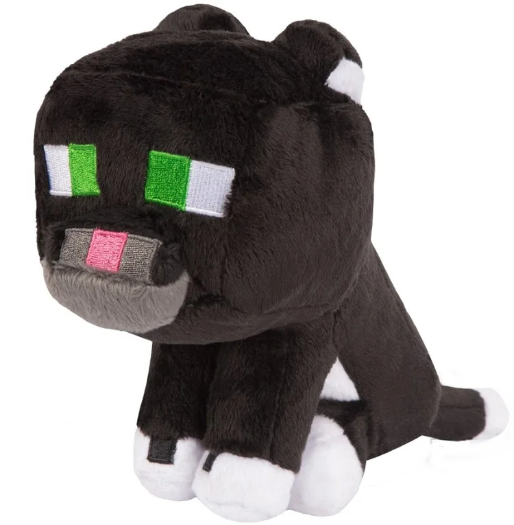 Фото Мягкая игрушка Minecraft Tuxedo Cat 20см TM03271 Фото Мягкая игрушка Minecraft Tuxedo Cat 20см TM03271