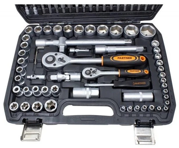 Картинка Набор инструментов PARTNER 108 предметов (PA-41082-5) Картинка Набор инструментов PARTNER 108 предметов (PA-41082-5)