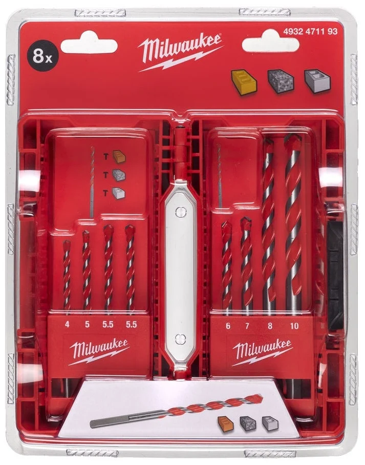 Фото Набор сверл MILWAUKEE 4932471192 8 шт.