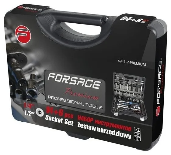 Фото Набор инструментов FORSAGE 94+6пр. Premium (F-4941-7 PREMIUM)