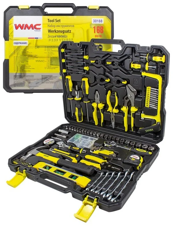 Набор инструментов WMC TOOLS 168пр. (WMC-30168 Top Done)