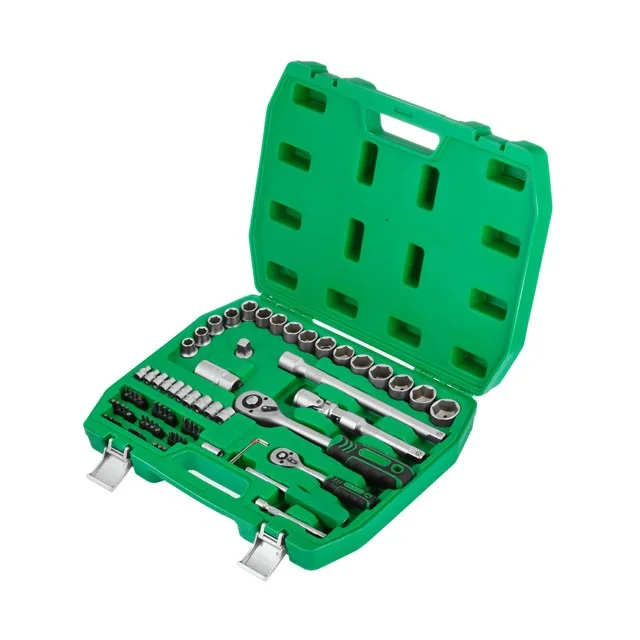 Набор инструментов (проф.) INTERTOOL 72ед. 1/2&quot; и 1/4&quot; (ET-6072SP)