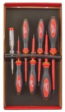Фото Набор диэлектрических отверток MILWAUKEE 4932464068 7 шт. Фото Набор диэлектрических отверток MILWAUKEE 4932464068 7 шт.