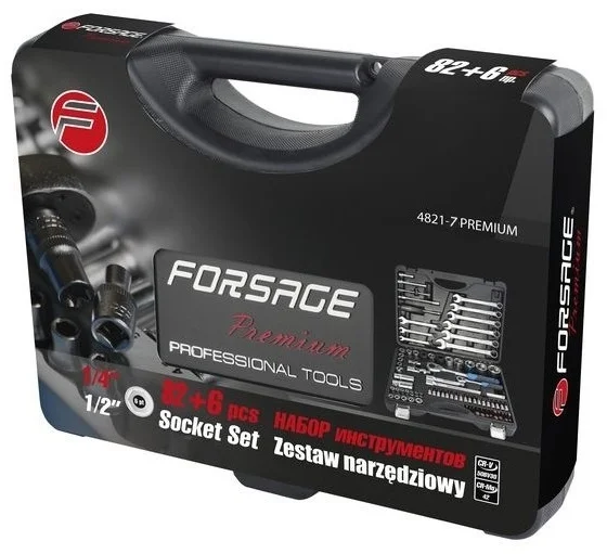 Фото Набор инструментов FORSAGE 82+6пр. Premium (F-4821-7 PREMIUM)