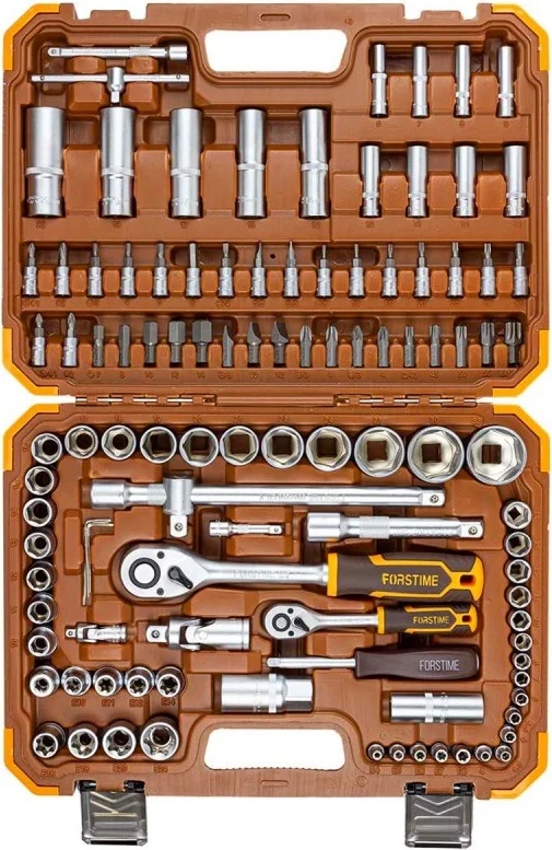 Фотография Набор инструментов FORSTIME FT-41082-5 108 пр. Фотография Набор инструментов FORSTIME FT-41082-5 108 пр.
