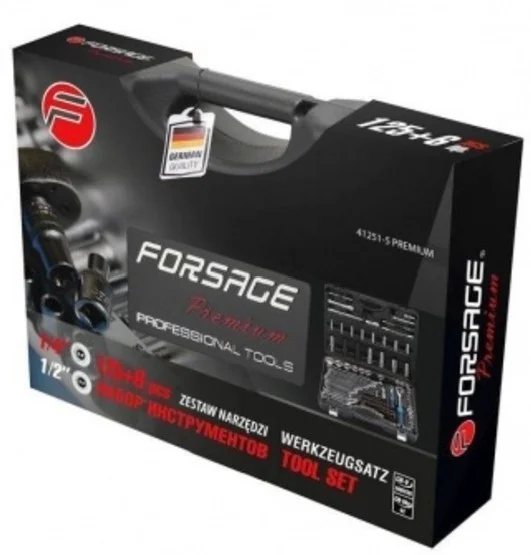 Фотография Набор инструментов Forsage 131 предметов (F-41251-5 PREMIUM) Фотография Набор инструментов Forsage 131 предметов (F-41251-5 PREMIUM)