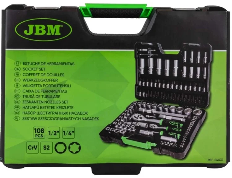 Картинка Набор инструментов 108 пр. JBM JBM-54037 Картинка Набор инструментов 108 пр. JBM JBM-54037