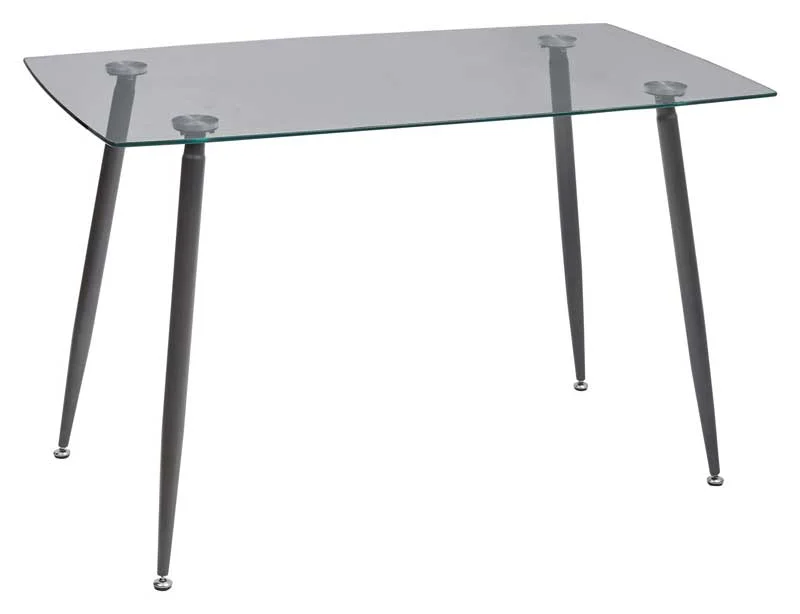 Фото Стол MC RONDO XS-1262 серый стекло