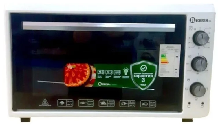 Фото Настольная духовка REBUS PRO-3645 36L Inox White