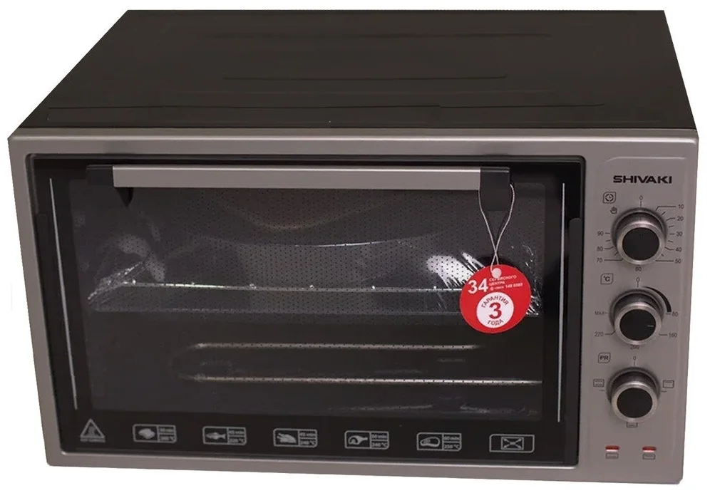 Настольная духовка SHIVAKI MD 3618 E grey-black
