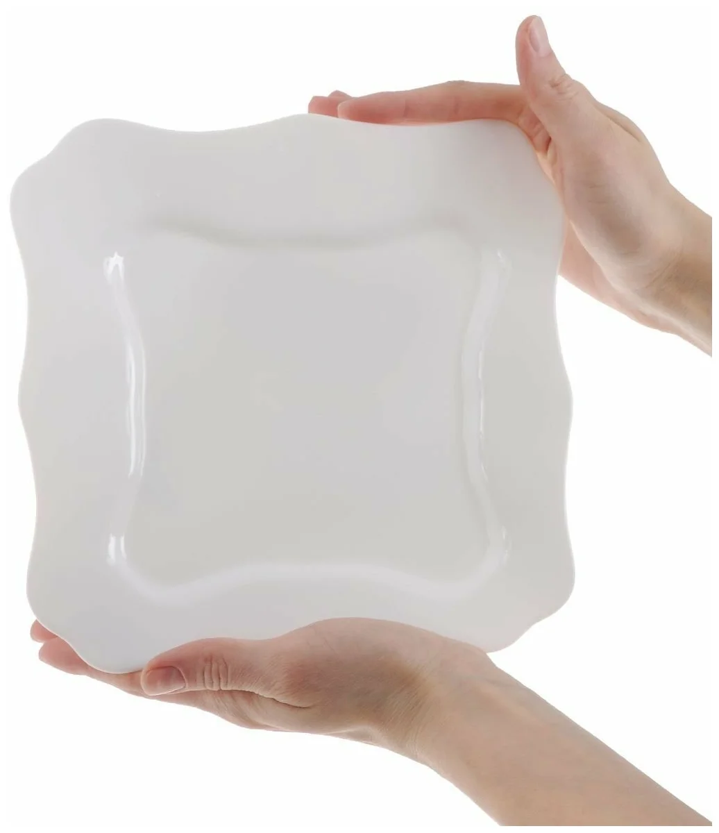 Картинка Тарелка LUMINARC J4701 ДЕСЕРТНАЯ 20 СМ AUTHENTIC WHITE (E4960) 1*24