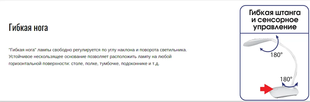 Цена Настольная лампа RITMIX LED-310 White