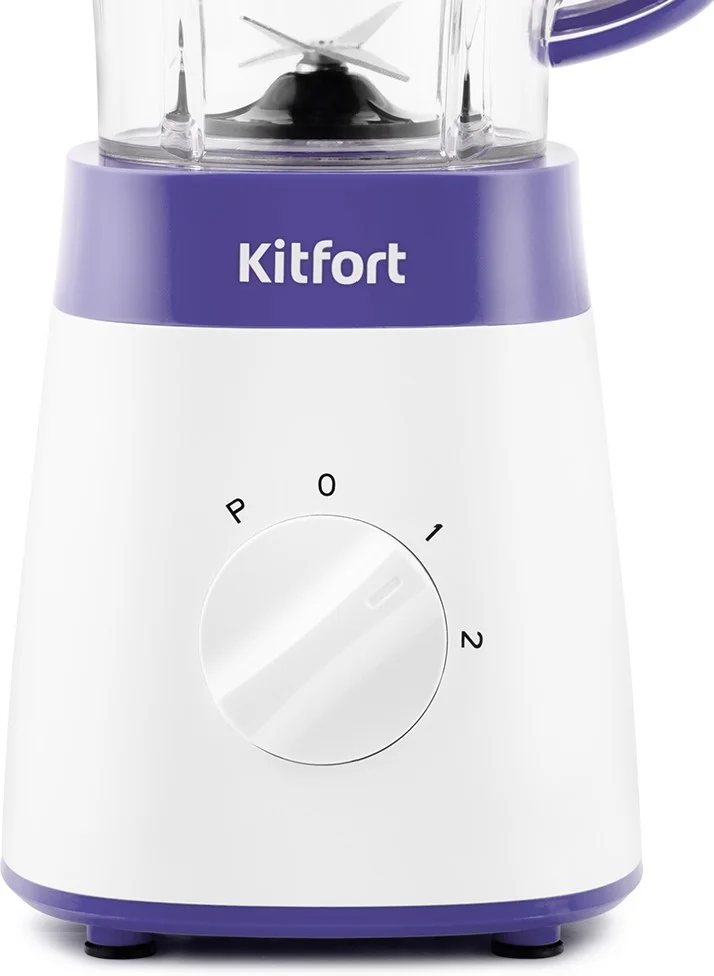 Фото Блендер KITFORT КТ-3031-1 бело-фиолетовый 3 в 1