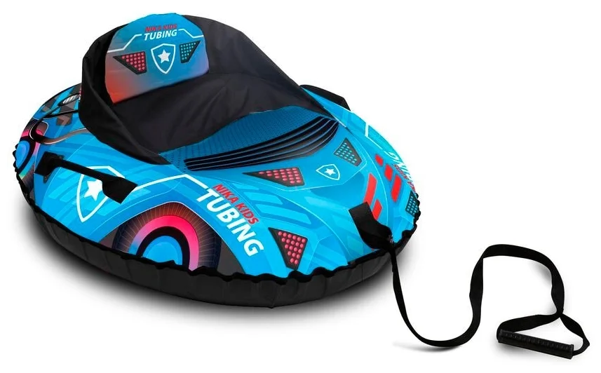 Тюбинг НИКА круговой овальный (машинка) голубой ТБМ2/Г2