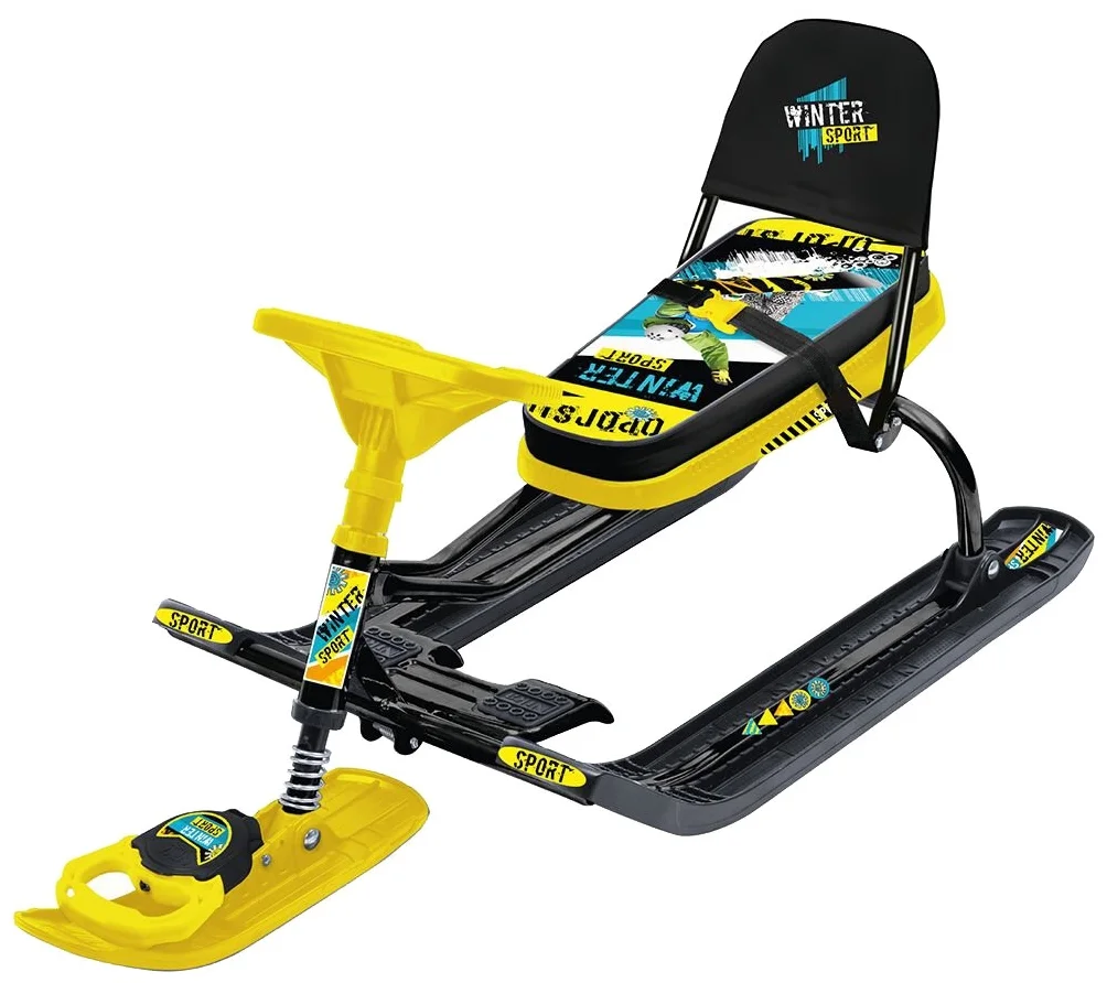 Снегокат НИКА 'Тимка спорт 4-1' (ТС4-1/С2 winter sport (черный каркас))