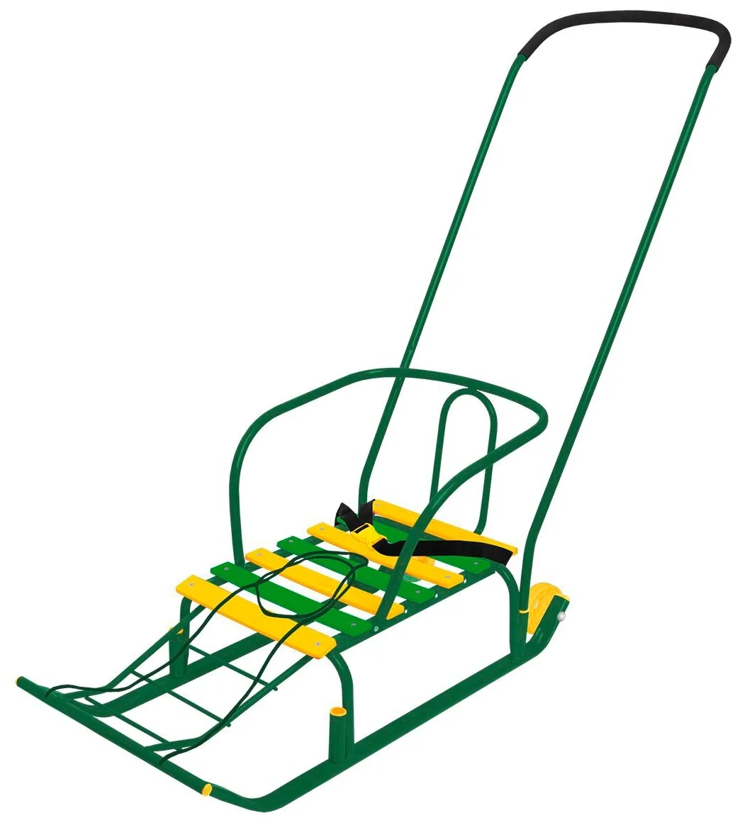 Фото Санки НИКА Тимка 5 КОМФОРТ Зеленый Т5К/З2