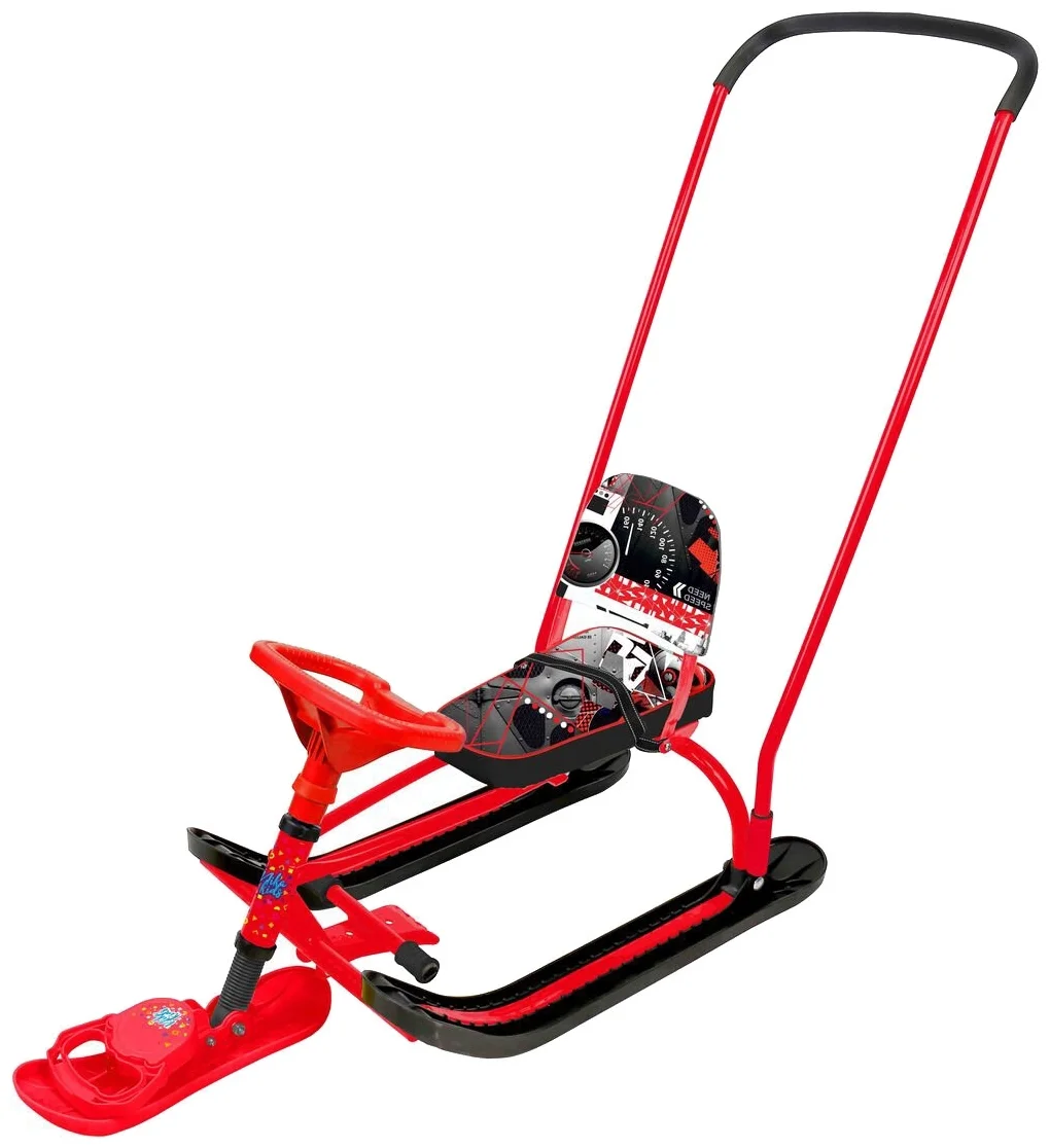 Фото Снегокат НИКА 'Twiny2+' (TW2+/SC 'Nika kids sportcar' (красный каркас)) (TW2+/SC)