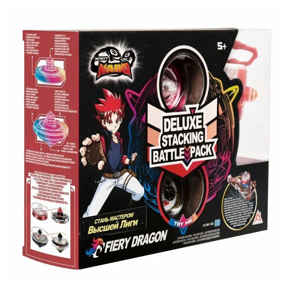 Фотография Игрушка Infinity Nado 38779 Волчок Стакинг Делюкс Fiery Dragon