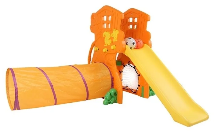 Картинка Горка-Комплекс CHING CHING БЕГЕМОТ (горка, качели, баскет.кольцо) 160х177х110н Картинка Горка-Комплекс CHING CHING БЕГЕМОТ (горка, качели, баскет.кольцо) 160х177х110н