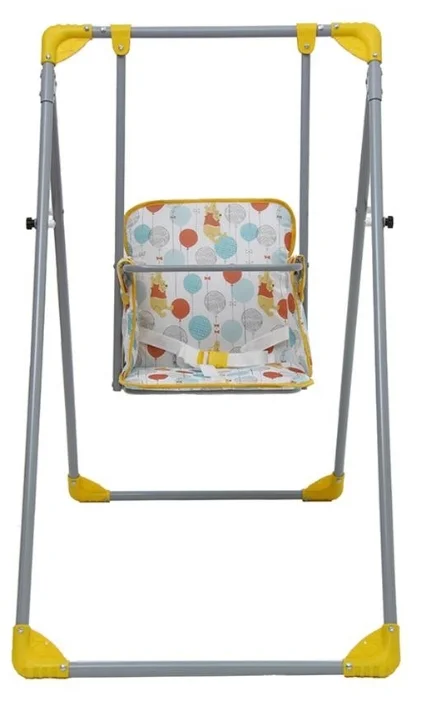 Картинка Качели POLINI kids Disney baby Медвежонок Винни Чудесный день желтый 0001564-4