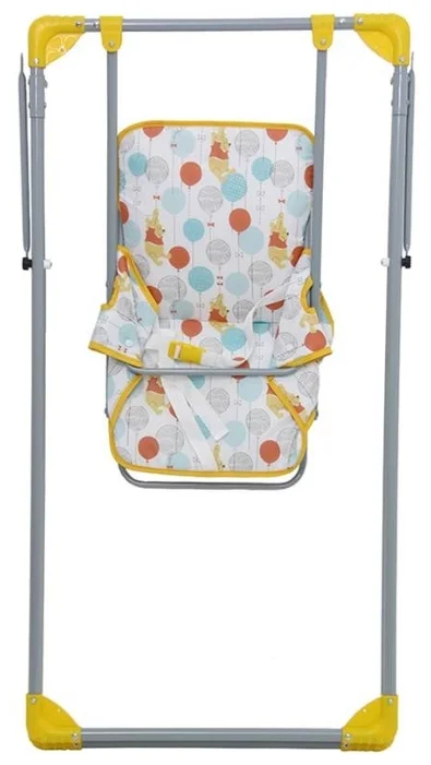 Цена Качели POLINI kids Disney baby Медвежонок Винни Чудесный день желтый 0001564-4