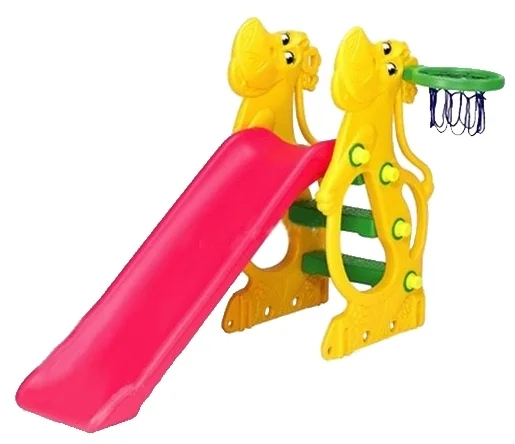 Горка CHING CHING с баскет кольцом БЕГЕМОТ 148х85х110н 12-SL