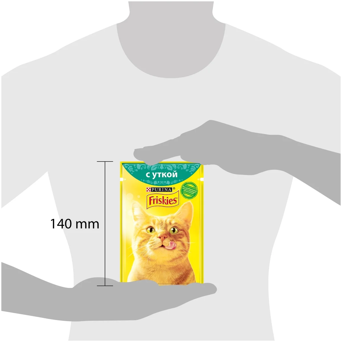 Фотография Корм для кошек PURINA Friskies утка 85 гр