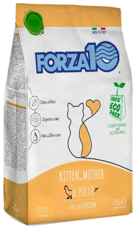 Фото Корм для котят FORZA10 Maintenance Kitten Pollo 1 кг с птицей