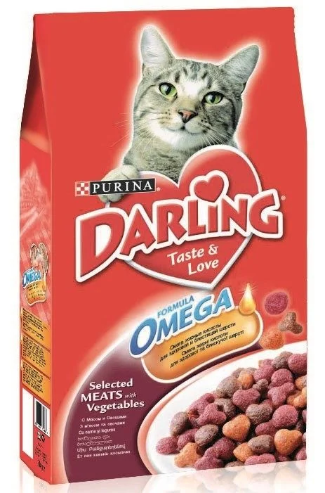 Фото Корм для кошек PURINA Darling мясо/овощи 2 кг
