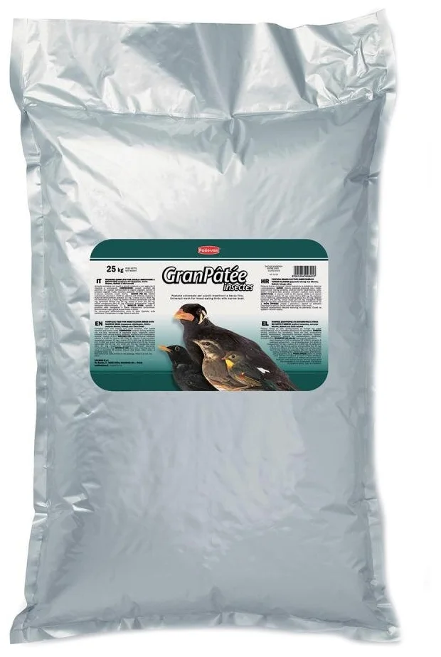 Фото Корм PADOVAN Grandpatee Universelle комплексный универсальный корм для насекомоядных птиц с медом, витаминами и аминокислотами 1 кг. 001913